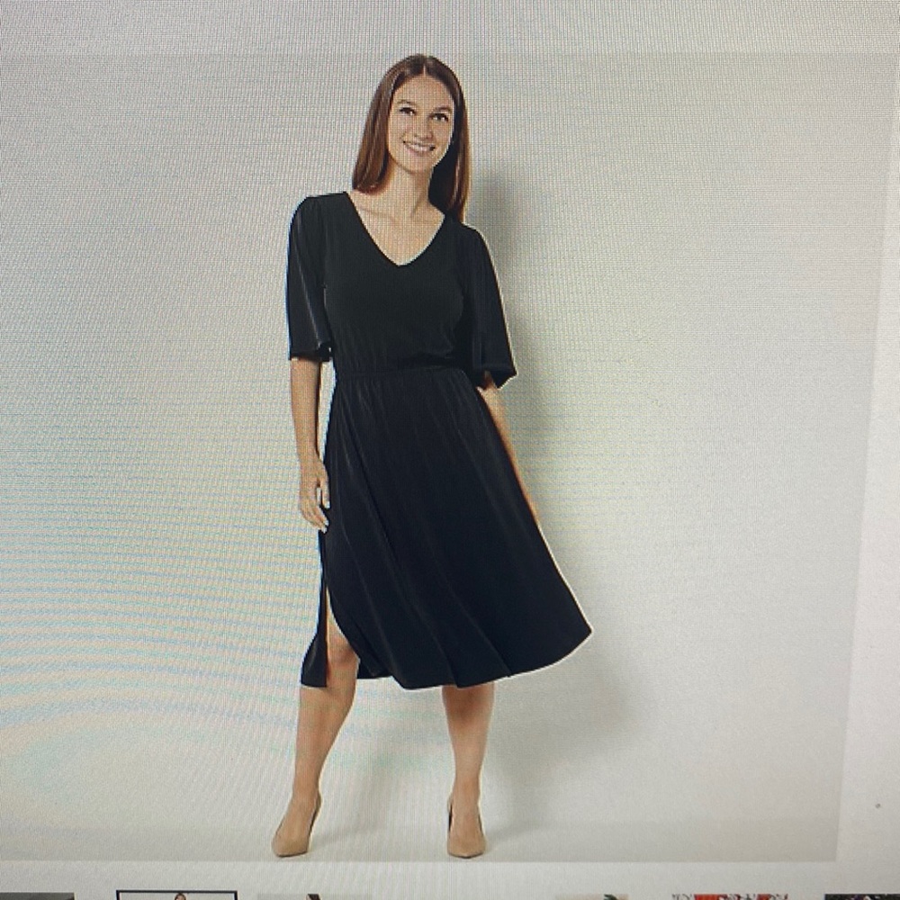3X Dress by Girl With Curves in black. Perfect LBD!